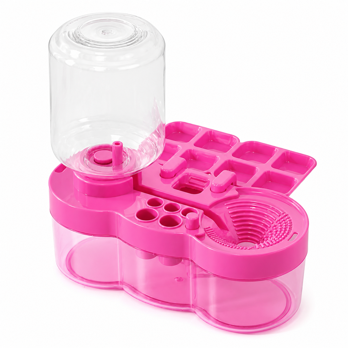 Paint Brush Cleaner With Paint Tray