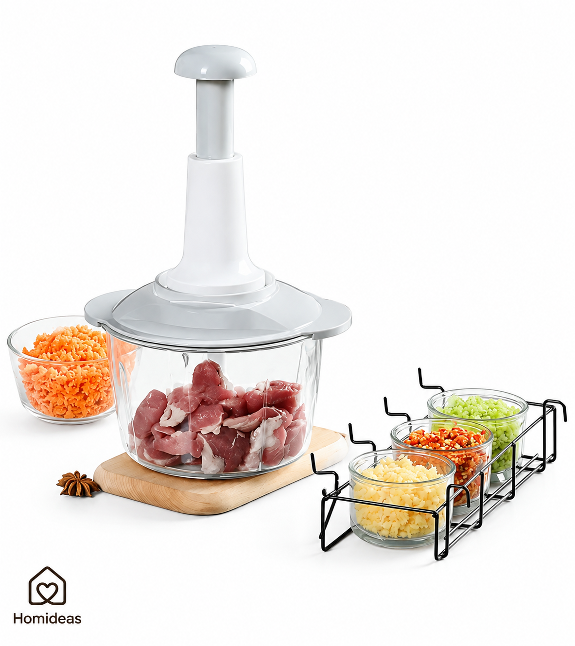 Hand Press Chopper 1.5L