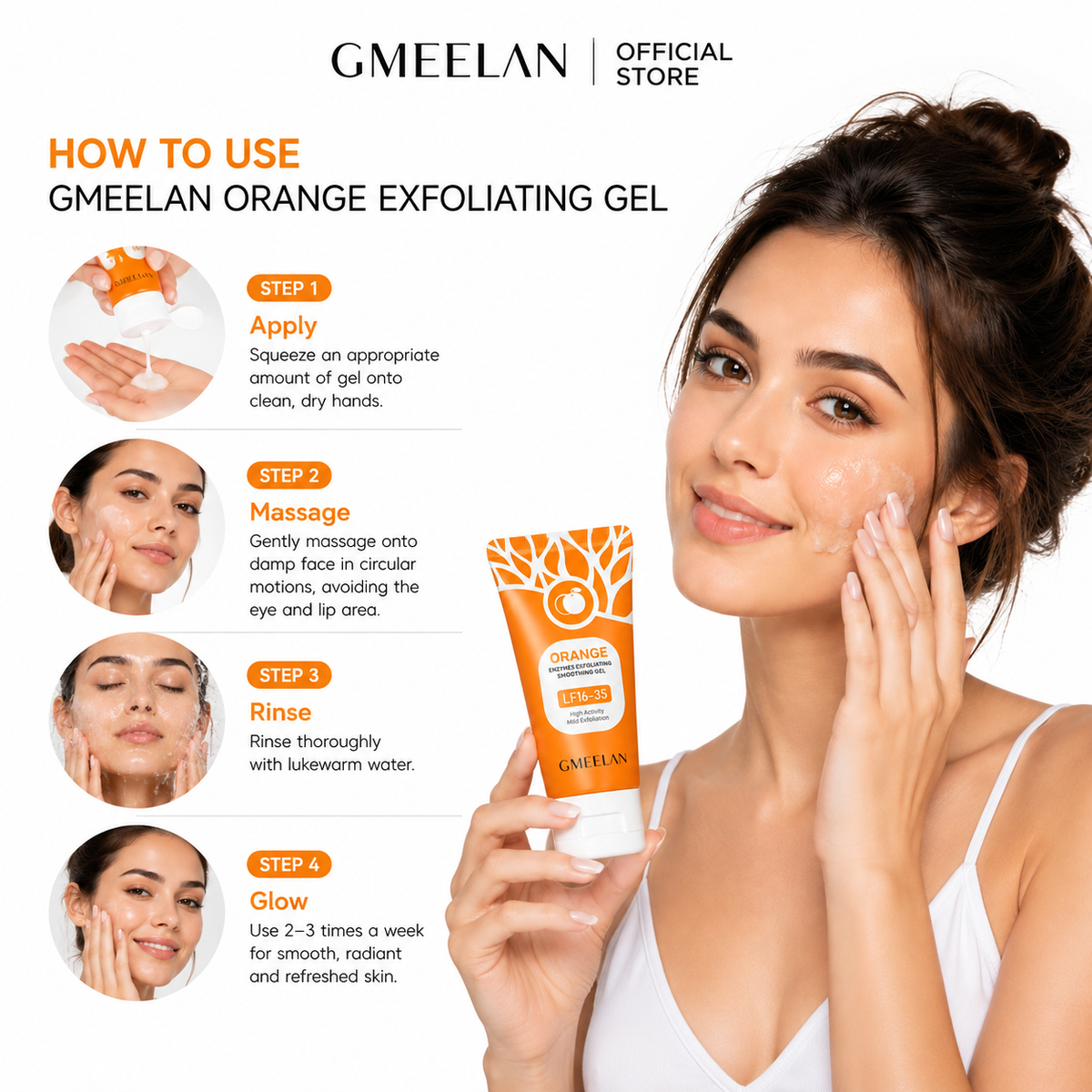 Orange Enzymes Exfoliating Gel