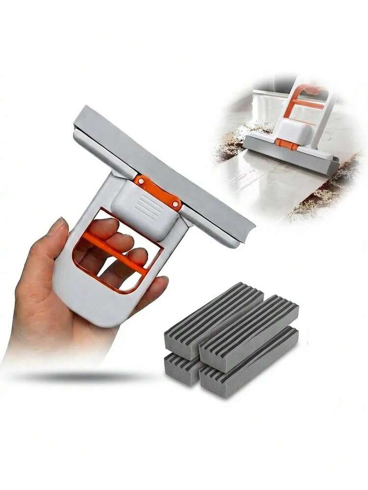 One-Hand Press Mini Mop |Portable Sponge