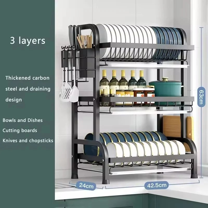 3 Layer Dish Drying / Storage Rack