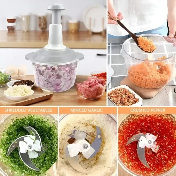 Hand Press Chopper 1.5L