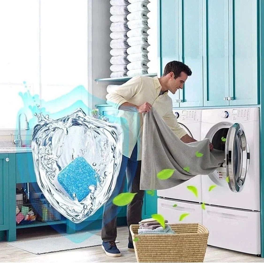 Washing Machine Cleaning Tabs 12 Pc